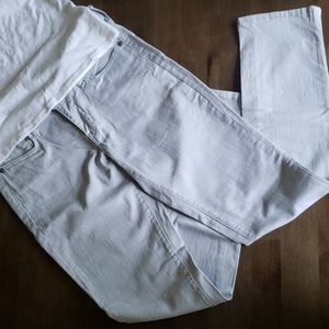 Gap light gray skinny jeans